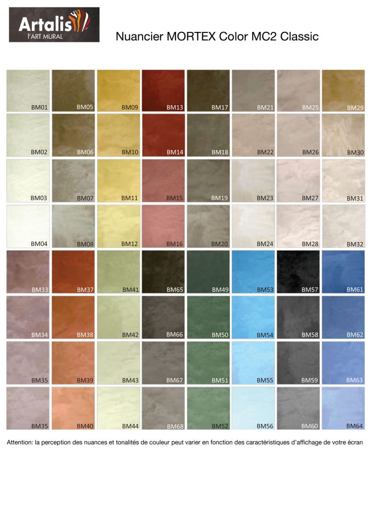 nuanciermortex01 - Artalis enduits mortex
